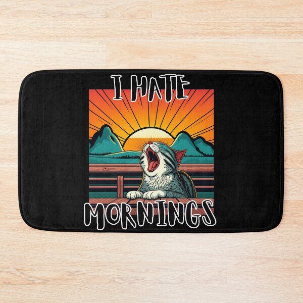 Item preview, I Hate Mornings designed and sold by letsgetinspired.
