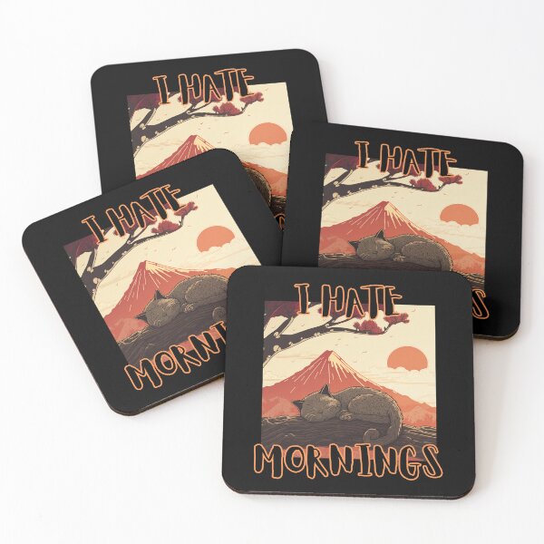 Item preview, I Hate Mornings designed and sold by letsgetinspired.
