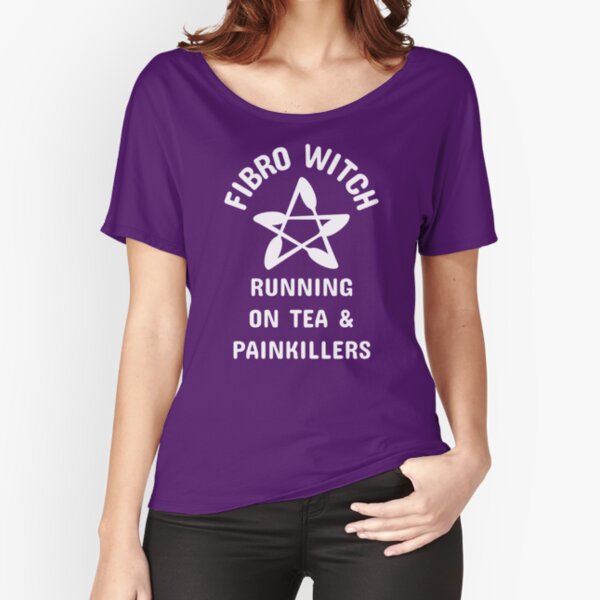 Item preview, Fibro Witch Running on Tea and Painkillers Cheeky Witch® designed and sold by cheekywitch.