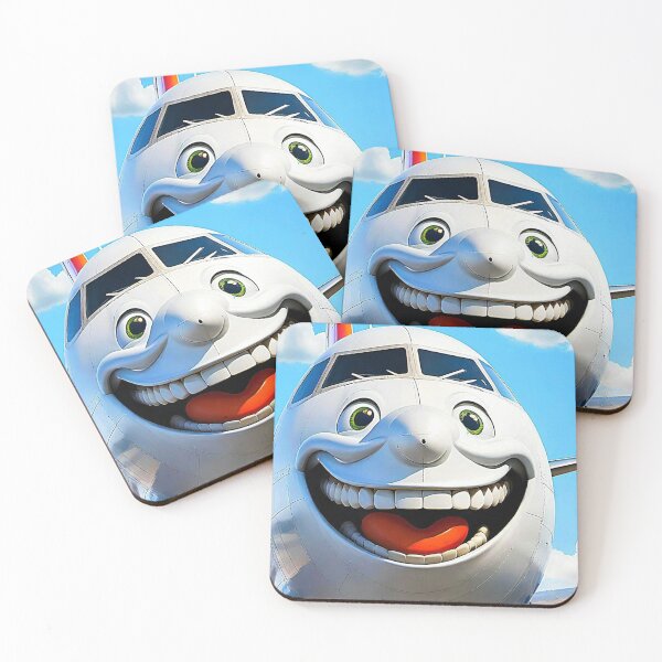 Item preview, Smiling Shark Airplane! designed and sold by Giulivo Store Graphic.