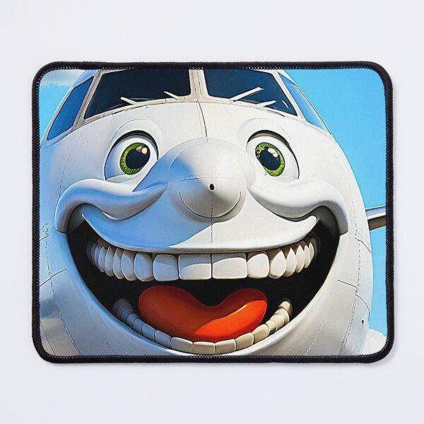 Item preview, Smiling Shark Airplane! designed and sold by Giulivo Store Graphic.