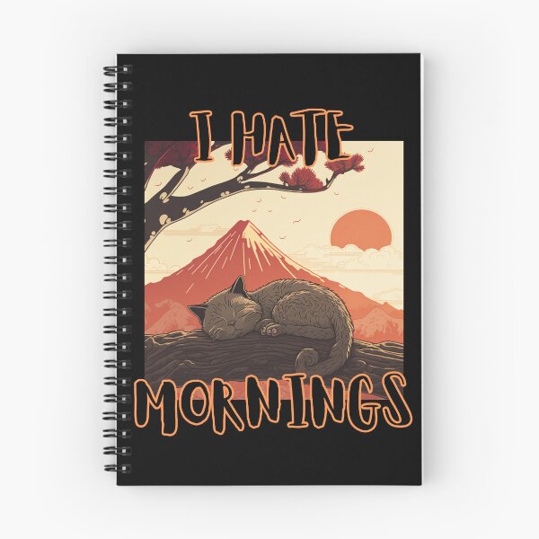 Item preview, I Hate Mornings designed and sold by letsgetinspired.