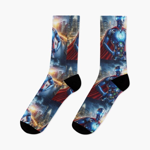 Item preview, Superhero Ciborg saving the word in the future! designed and sold by yuliettestore.