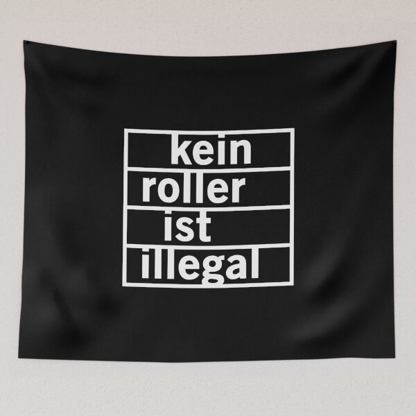 Item preview, No scooter is illegal (white) designed and sold by VEB Ostladen.