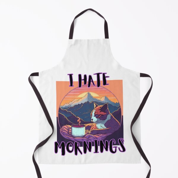 Item preview, I Hate Mornings designed and sold by letsgetinspired.
