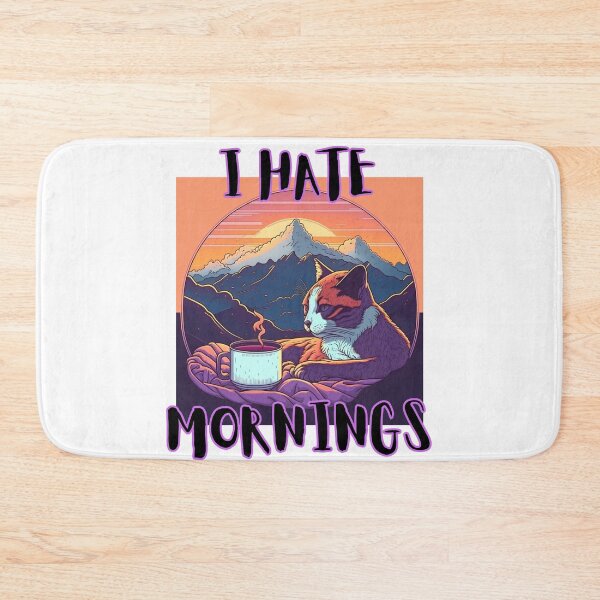 Item preview, I Hate Mornings designed and sold by letsgetinspired.