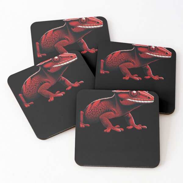 Item preview, Red Crested Gecko Image - Vibrant Design for Products designed and sold by Gatsbird Design.