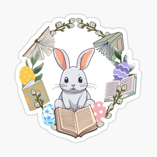 Item preview, Cute Bunny books rabbit kitten base spring designed and sold by KibiPets.