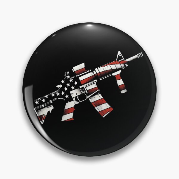 Item preview, AR 15 American Flag - Patriotic Firearms Design for Printed Products designed and sold by Gatsbird Design.