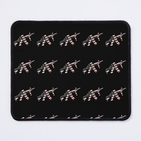 Item preview, AR 15 American Flag - Patriotic Firearms Design for Printed Products designed and sold by Gatsbird Design.