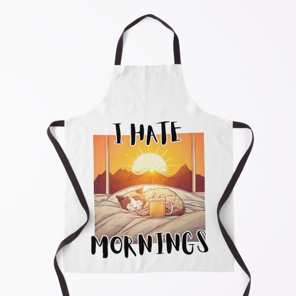 Item preview, I Hate Mornings designed and sold by letsgetinspired.