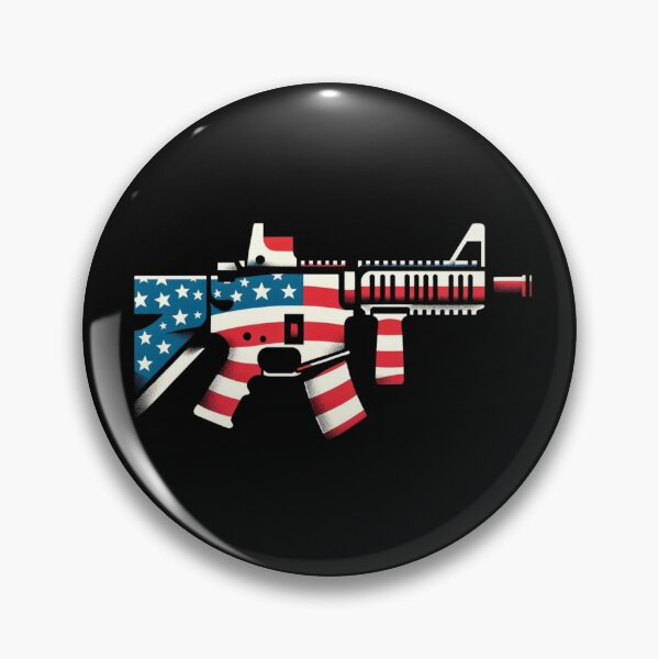 Item preview, AR 15 American Flag Design for Premium Printed Products designed and sold by Gatsbird Design.