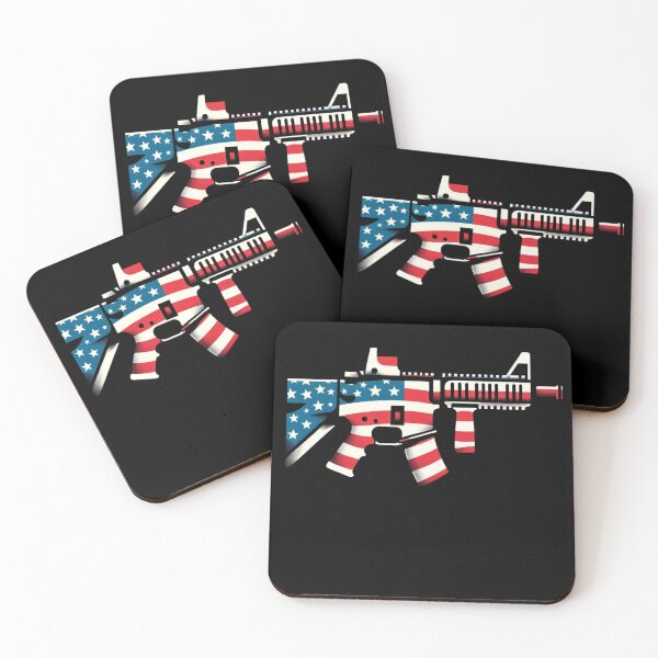 Item preview, AR 15 American Flag Design for Premium Printed Products designed and sold by Gatsbird Design.