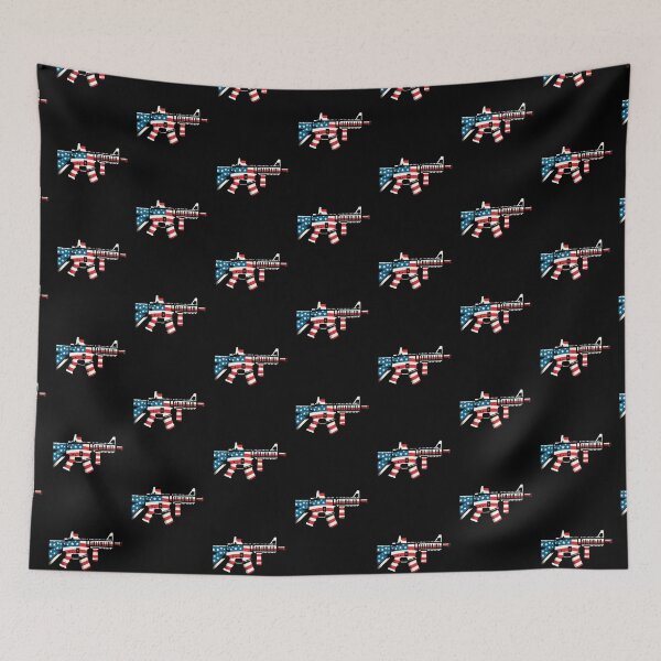 Item preview, AR 15 American Flag Design for Premium Printed Products designed and sold by Gatsbird Design.