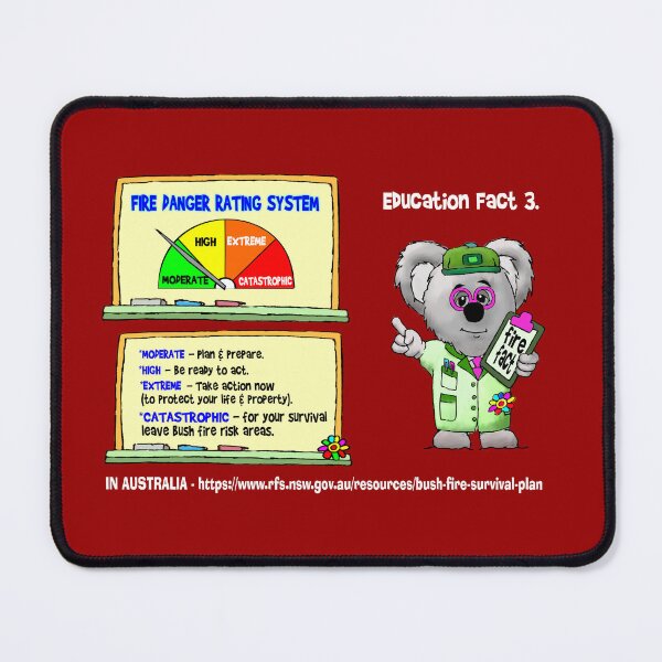 Item preview, Bush Fire Education - Fact 3 - Rating System designed and sold by ClarkChris.