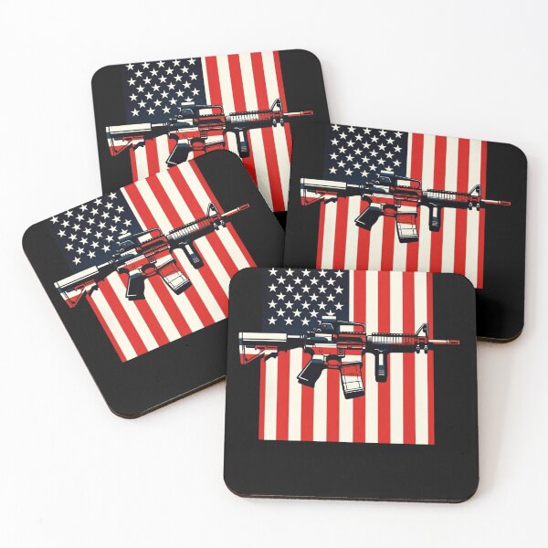 Item preview, AR 15 American Flag Patriotic Design for Products designed and sold by Gatsbird Design.