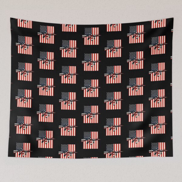 Item preview, AR 15 American Flag Patriotic Design for Products designed and sold by Gatsbird Design.