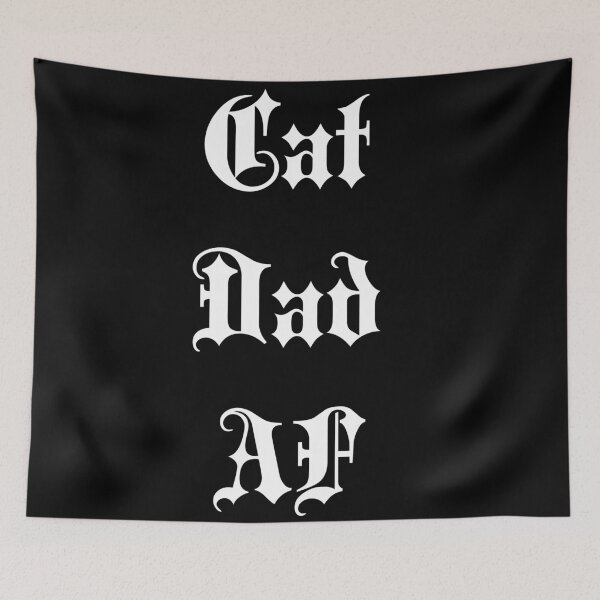 Item preview, cat dad af Alt Aesthetic retro vintage gothic   designed and sold by Catophile.