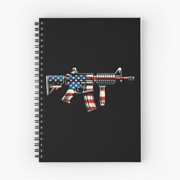 Item preview, AR 15 Diseño de la bandera estadounidense para productos patrióticos designed and sold by Gatsbird Design.