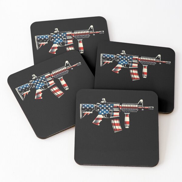 Item preview, AR 15 American Flag Design for Patriotic Products designed and sold by Gatsbird Design.