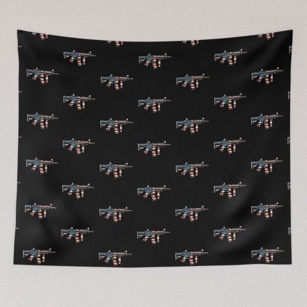 Item preview, AR 15 American Flag Design for Patriotic Products designed and sold by Gatsbird Design.