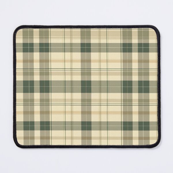 Item preview, Vintage Plaid - Tartan in muted Green and Beige designed and sold by wolfandbird.