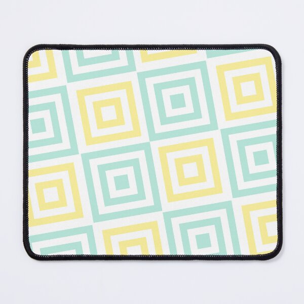 Item preview, Banana & Mint Layered Square Ring Blocks Eternal Impressions designed and sold by Alchemy-A-La-G.