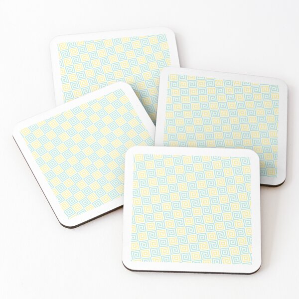 Item preview, Banana & Mint Layered Square Ring Blocks Eternal Impressions designed and sold by Alchemy-A-La-G.