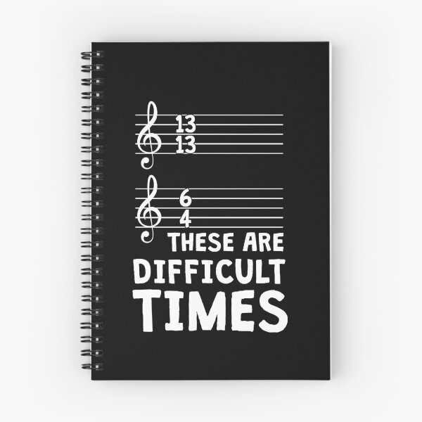 Item preview, These Are Difficult Times - Funny Music T-shirt designed and sold by T-ShirtRevolt.