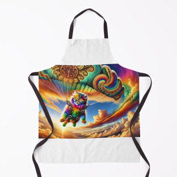 Item preview, Title: Āniwaniwa the Skydiving Ngeru (cat) designed and sold by Sienna Hamilton-Katene.