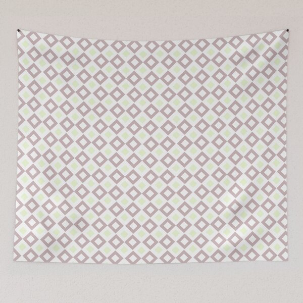 Item preview, Plum & Lime Square Sequence Grid Eternal Impressions Textile designed and sold by Alchemy-A-La-G.