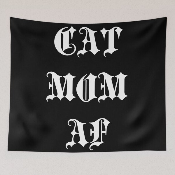 Item preview, cat mom af Alt Aesthetic retro vintage gothic   designed and sold by Catophile.