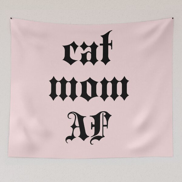 Item preview, cat mom af Alt Aesthetic retro vintage gothic   designed and sold by Catophile.
