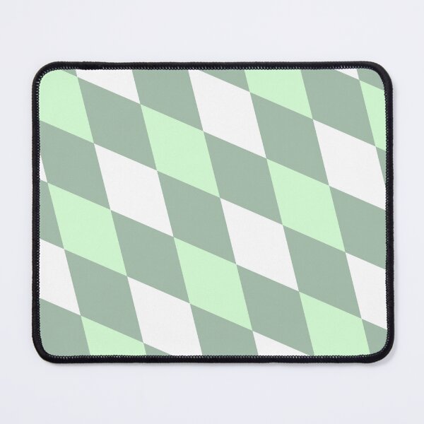Item preview, Green & White Diamond Grid Seamless Eternal Impressions Textile designed and sold by Alchemy-A-La-G.