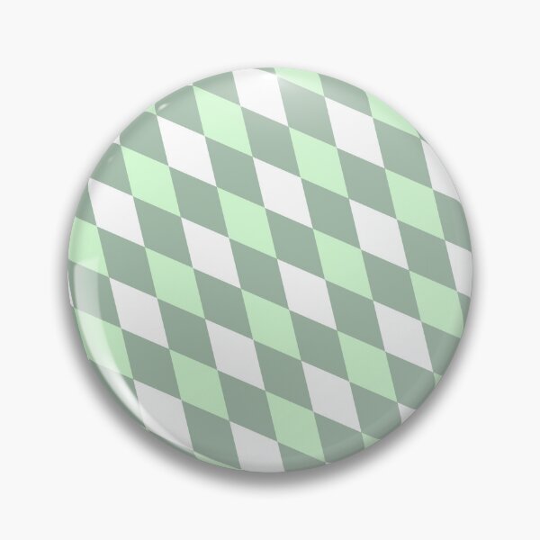 Item preview, Green & White Diamond Grid Seamless Eternal Impressions Textile designed and sold by Alchemy-A-La-G.