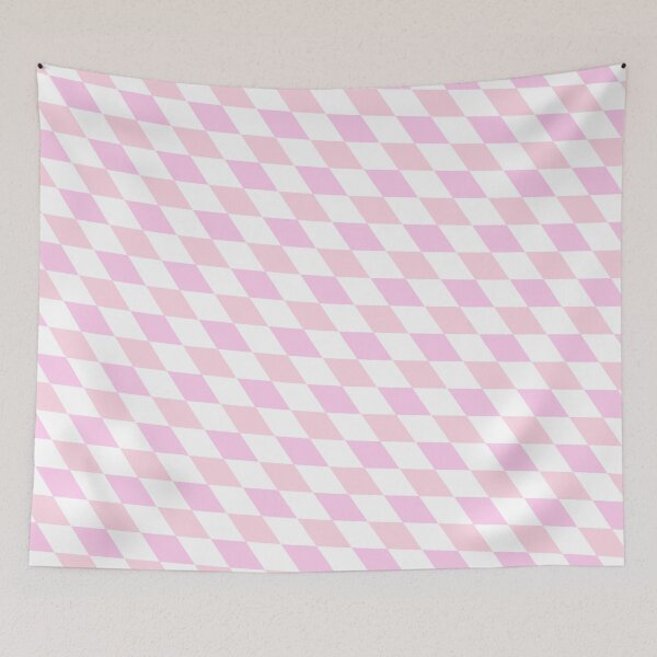 Item preview, Pink Girl Diamond Grid Seamless Eternal Impressions Textile designed and sold by Alchemy-A-La-G.