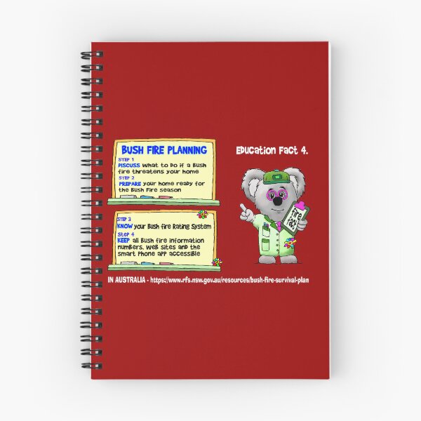 Item preview, Bush Fire Education - Fact 4 - Planning designed and sold by ClarkChris.