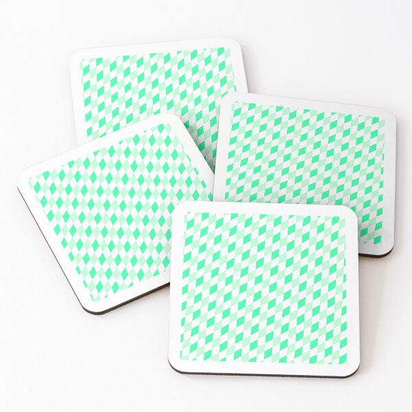 Item preview, Neon Green Diamond Grid Seamless Eternal Impressions Textile designed and sold by Alchemy-A-La-G.