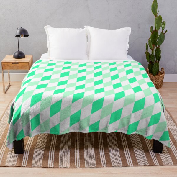 Item preview, Neon Green Diamond Grid Seamless Eternal Impressions Textile designed and sold by Alchemy-A-La-G.
