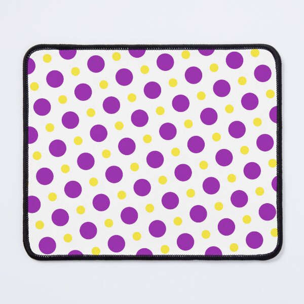 Item preview, Purple & Yellow Circle Polka Dots Eternal Impressions White designed and sold by Alchemy-A-La-G.