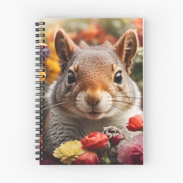 Item preview, Curious Squirrel in a Floral Paradise designed and sold by digiscapeart.