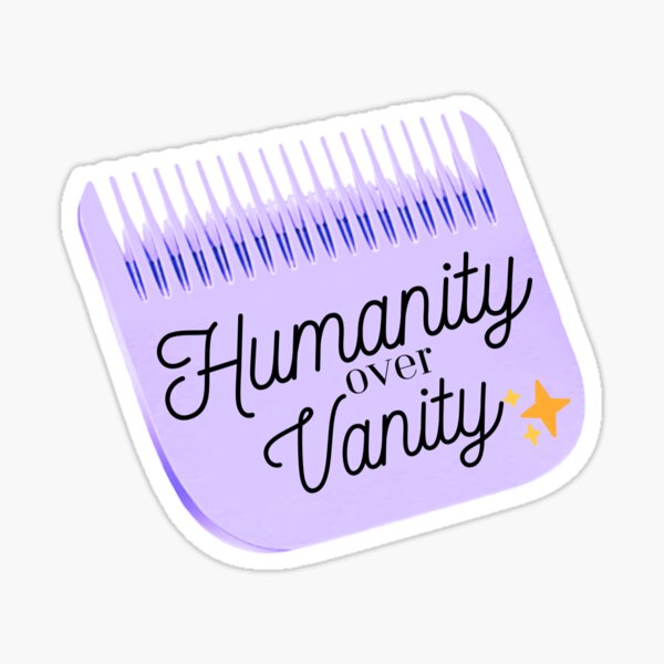 Vista previa del artículo con la obra «Humanidad sobre vanidad», diseñado y vendido por FurFeathersLLC.