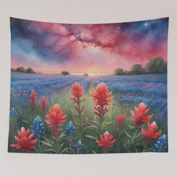 Item preview, Cosmic Bluebonnets and Paintbrushes designed and sold by JamieRainbow.