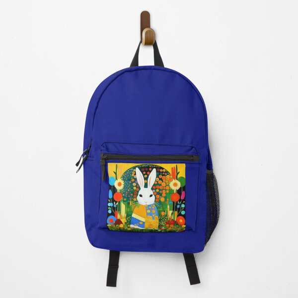 Item preview, Adorable rabbit among garden flowers and vegetables. designed and sold by Natalia-Vlad.