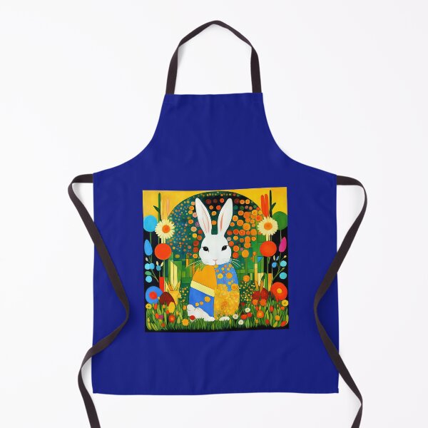 Item preview, Adorable rabbit among garden flowers and vegetables. designed and sold by Natalia-Vlad.