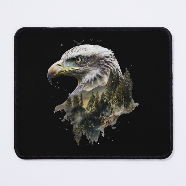 Item preview, My Spirit Mystical Animal is Eagle.Eagle head with nature designed and sold by elnexshop.