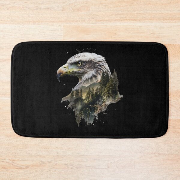Item preview, My Spirit Mystical Animal is Eagle.Eagle head with nature designed and sold by elnexshop.
