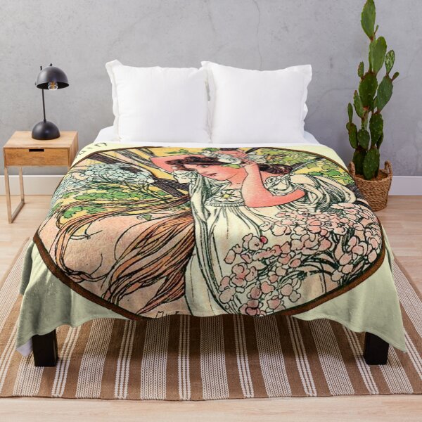 Item preview, Art Nouveau June Calendar Alphonse Mucha designed and sold by JoolyA.