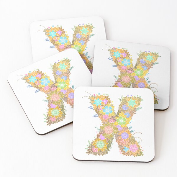 Item preview, Floral Letter "X" WeArePrettierThanFlowers designed and sold by birthflower.