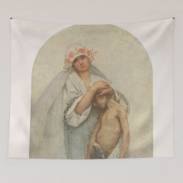 Item preview, To your Czech heart supporter (1917), by Alphonse Mucha. HIGH DEFINITION designed and sold by MINDTHECHERRY.